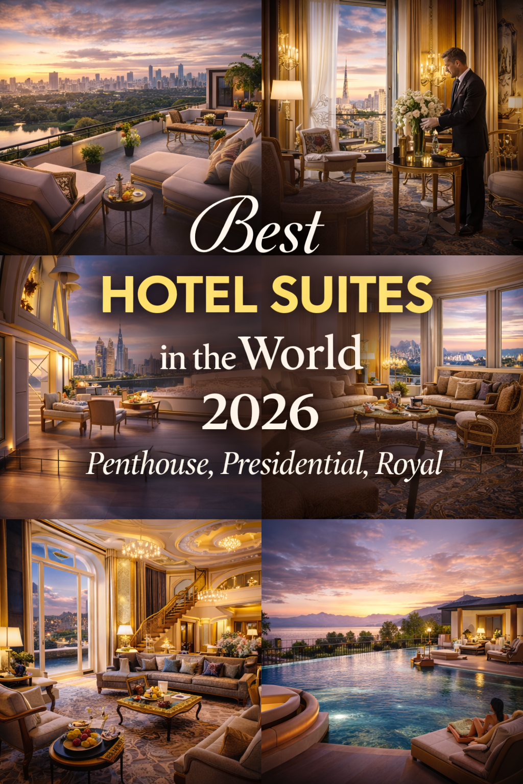 Best Hotel Suites in the World 2026: Penthouse, Presidential, Royal